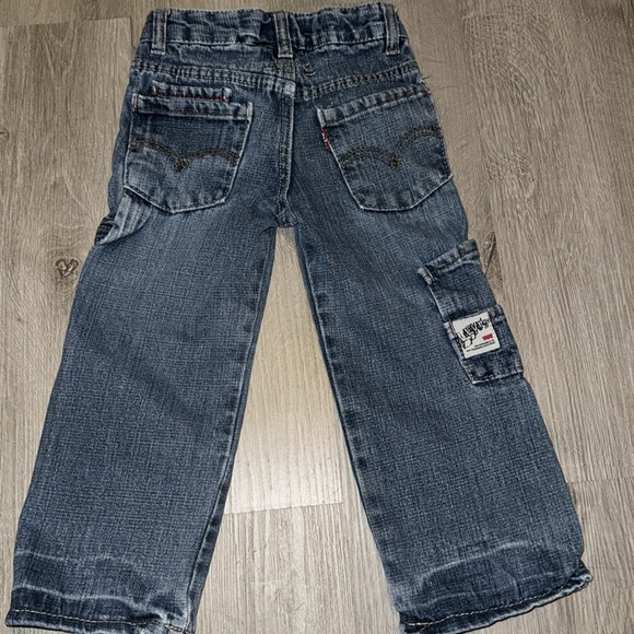 VTG LEVI’S Rare 3T Workwear Little Levi’s Carpenter Jeans - Picture 2 of 8